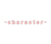 人　-character-
